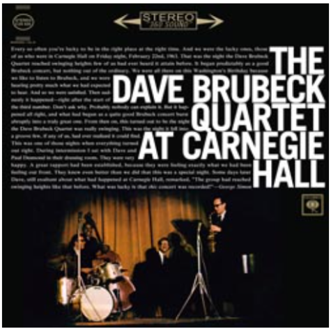 Davie Brubeck, At Carnegie Hall, Speakers Corner