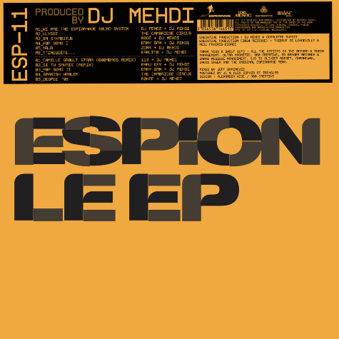 Dj Mehdi, Espion Le EP
